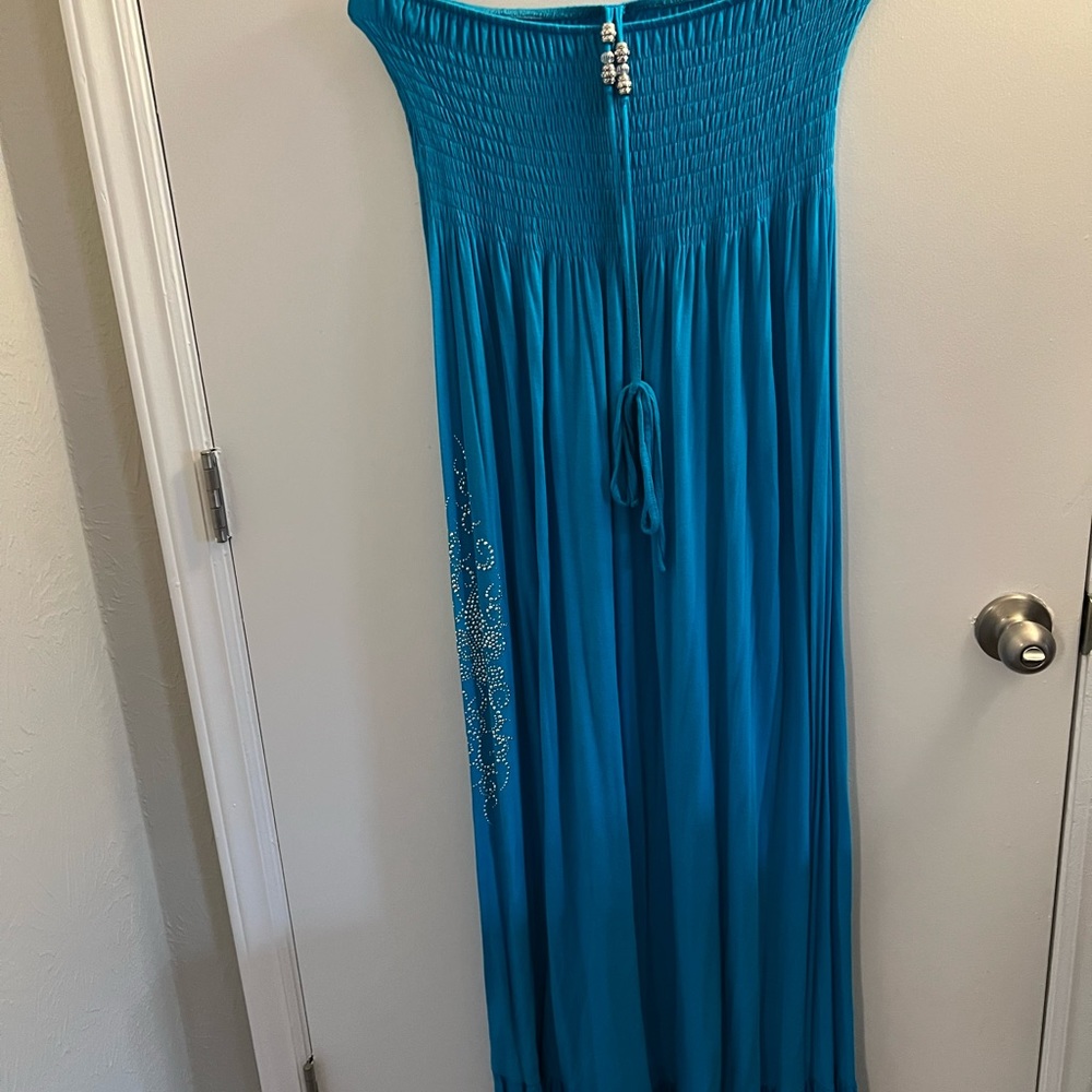 Turquoise Maxi Dress